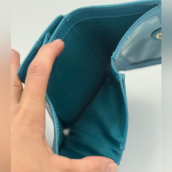 Furla Turquoise Compact Wallet - Picture 7 of 11